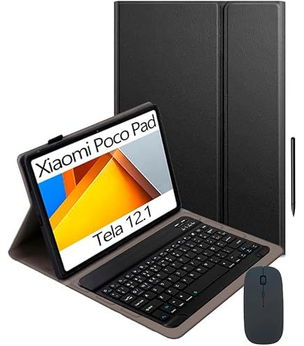 Xiaomi Poco Pad Tablet de 12,1 polegadas, 8 GB de RAM + 256 GB de